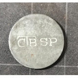 Ficha Antiga De Telefone Ctb Sp