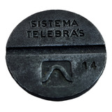 Ficha Orelhão Sistema Telebrás 1982 Antiga Coleção Decoração