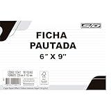 Ficha Pautada 6X9- 229 Mm X 153 Mm- SD-Animativa