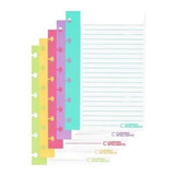 Ficha Pautada Caderno Inteligente Vertical 4x6 180g m 50uns