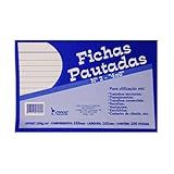 Ficha Pautada X 10 Unidades- Tamoio 1202- Multicor- 4 X 6 Cm