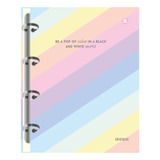 Fichário Argolado Escolar Caderno Colorido 160 Folhas