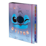 Fichário Colegial 10 Divisórias 48fls Stitch Dac