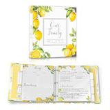 Fichário De Receitas Paige Mcrae Home Decor Com 25 Cartões