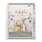 Fichário Feminino Universitário Com 200 Folhas Ursinho Pooh