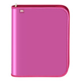 Fichário Rosa Ziper Universitário A4 Caderno Argolado Dac