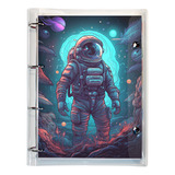 Fichário Universitário 250fls 11 Divisórias Astronauta