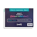 Fichas Coloridas 4 X 6 150g M2 Quadriculada
