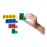 Fichas Sobrepostas Numerais Base 10 Coloridas Mmp