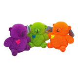 Fidget Mania Flofys Ursinho Colorido Anti Stress Dm Toys Cor Laranja