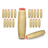 Fidget Mokuru Stick Bastao Roller Anti Stress Madeira 20unds