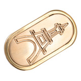 Fidget Slider Metal Edc Empurrando A Moeda Ppb À Mão
