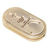Fidget Slider Metal Edc Empurrando A Moeda Ppb À Mão