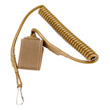 Fiel Tático Retrátil Para Pistola Espiral Airsoft Paintball