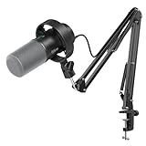 FIFINE K688 Kit De Microfone Para Podcast-mic Dinâmico USB-XLR Com Braço Para PC-mixer XLR- Microfone Para Jogos Com Botão Mudo-conector De Fone Ouvido Para Vocal-narração-streaming- Gravação-K688CT