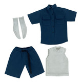 Figura De 12 Polegadas Roupas Figura De Ação Corpo Azul