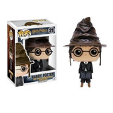 Figura De Acción Harry James Potter With Sorting Hat De Funko Pop Movies