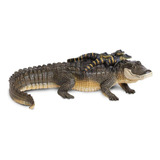 Figura Jacaré Com Filhotes Safari Ltd 