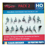 Figuras Humanas Na Escala 1 87 Ho pack 2 Flegler Designer