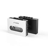 FiiO Leitor De Fita Cassete Portátil CP13 Com Conector De Fone De Ouvido De 3 5 Mm Ultra Baixo Wow Flutter Alimentado Por Tipo C Ou Bateria De Lítio Branco E Preto 