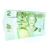 Fiji Vela Cédula De 2 Dollars 2007 Fe Rainha