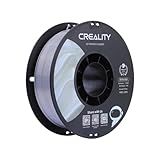 Filamento Creality Para Impressoras 3D- 1-75mm- CR-Silk PLA - 1KG Prata Alta Elasticidade E Transparencia Com Textura Macia- Delicado E Brilhante- Toque Sedoso- Ampla Compatibilidade-