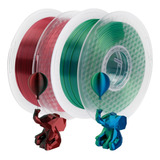 Filamento De Seda Pla Duas Cores Impressão 3d 2 1kg Conjure
