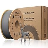 Filamento Oficial Para Impressora 3D Creality Filamento Hyper PLA De 1 75 Mm Para Impressão De Alta Velocidade Filamento Bem Enrolado Durável E Forte Precisão Dimensional 0 02 Mm 2 2 Libras 1 Kg Carretel Cinza