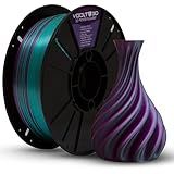 Filamento PLA Duo Color Ametista E Verde Premium 1kg Duas Cores V Silk 1 75Mm Para Impressoras 3D Voolt3D
