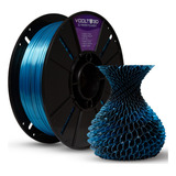 Filamento Pla Duo Color Azul E Preto V silk High Speed 1kg