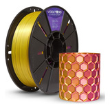 Filamento Pla Duo Color V silk Ametista E Dourado 1kg