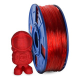 Filamento Pla Premium 1kg Vermelho Translúcido Speed 3d