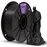 Filamento PLA Preto Velvet 1kg 1 75mm Com Efeito Fosco Para Impressora 3D FDM Nacional Voolt3D