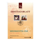 Filatelia Alemanha Ocid Edital 38 1998 Selo Yvert 1855 1856