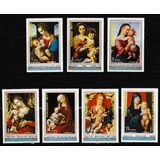 Filatelia Guiné 1971 Natal Arte Sacra Religião Pintura Jesus