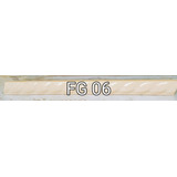 Filete Bege Fg 06 Corda Acabamento Cerâmico Kit 06 Unid 
