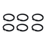Filete Binding Preto Guitarra Contrabaixo Violao Kit 6 Peças