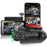 Filmadora Carro 2 Câmeras Veiculo Dashcam D26 Wi fi Uber Dvr