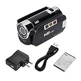 Filmadora Full Hd Vintage- Câmera De Vídeo Câmera De Vídeo Digital Para Viagens De Negócios -preto-