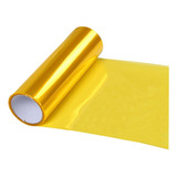 Filme De Matizado Para Farol De Veículo De Carro 30 Dourado
