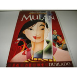 Filme Fita Vhs Disney Mulan Dublado