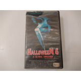 Filme Fita Vhs Halloween 6 Original Legendado Raro