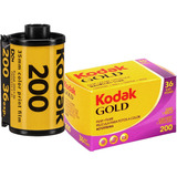 Filme Fotográfico 35mm Colorido 36 Poses Iso 200 Kodak Gold
