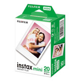 Filme Instax Mini Fujifilm Polaroid Instantâneo Com 20 Fotos