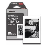Filme Instax Mini Preto E Branco Monocromático 10 Fotos Fuji