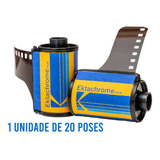 Filme Kodak Ektachrome 100d Novo Rebobinado 20 Poses