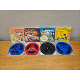 Filme Super 8mm Bambi Pinocchio Cinderella Branca Dublados