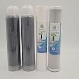 Filters4you Conjunto De Filtros De água De Substituição Com 4 Unidades Inclui Sedimentos Bloco De Carbono Cartuchos De Resina DI De Leito Misto Com Indicação De Cor Compatíveis Com Modelos