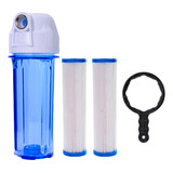 Filtro Água Caixa Dágua Rosca Inox 2 Refil Plissado Lavável