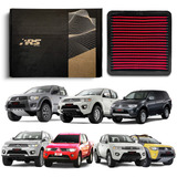 Filtro Ar Esportivo Inbox Rs L200 Pajero Dakar Rs2963